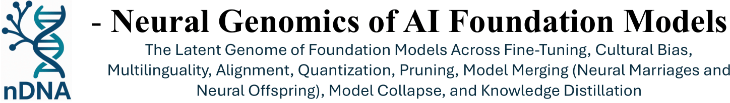 Neural Genomics of AI Foundation Model